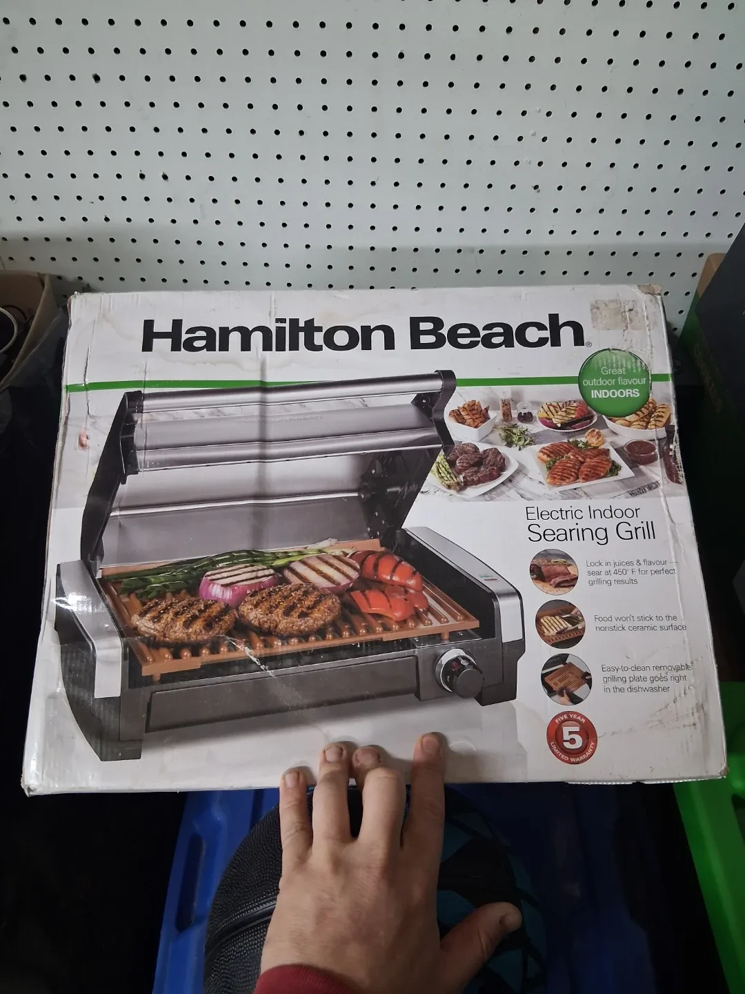 Hamilton Beach Electric Indoor Searing Grill