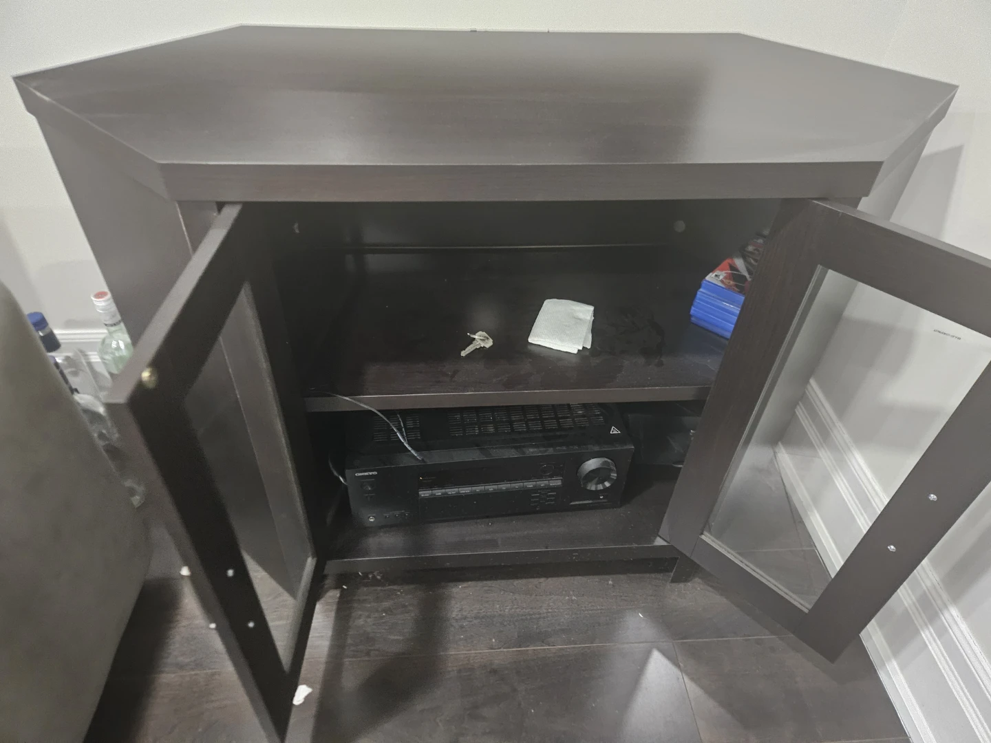 Media console / TV Stand - Dark Brown - photo 2