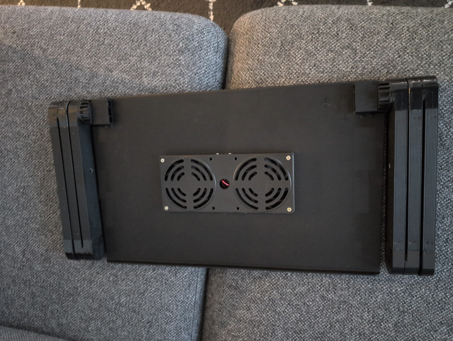 Adjustable Laptop Desk with Cooling Fans - photo 3