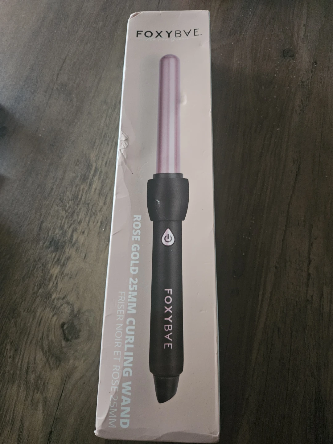FoxyBae Rose Gold 25mm Curling Wand