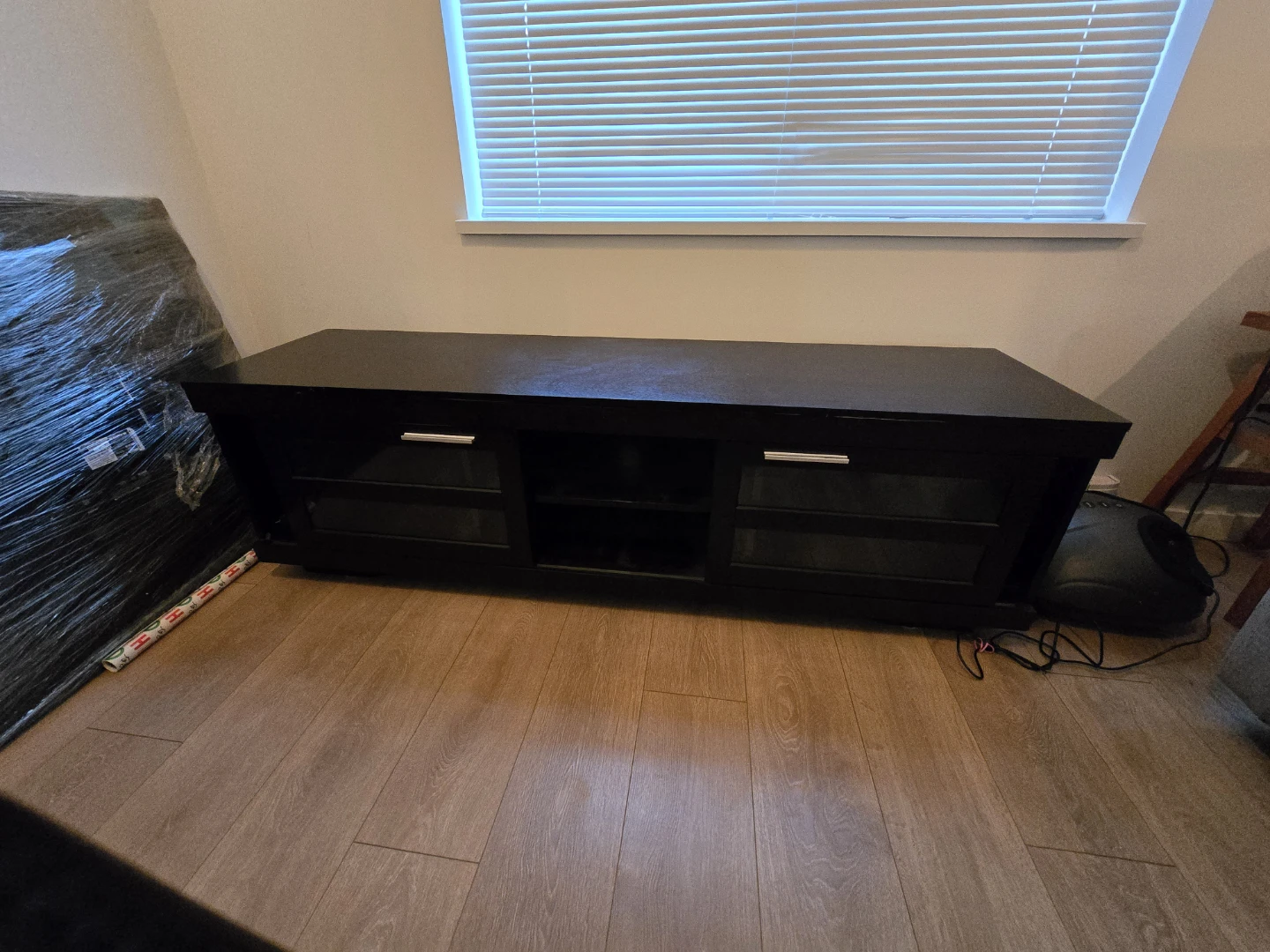 TV stand with Sliding doors