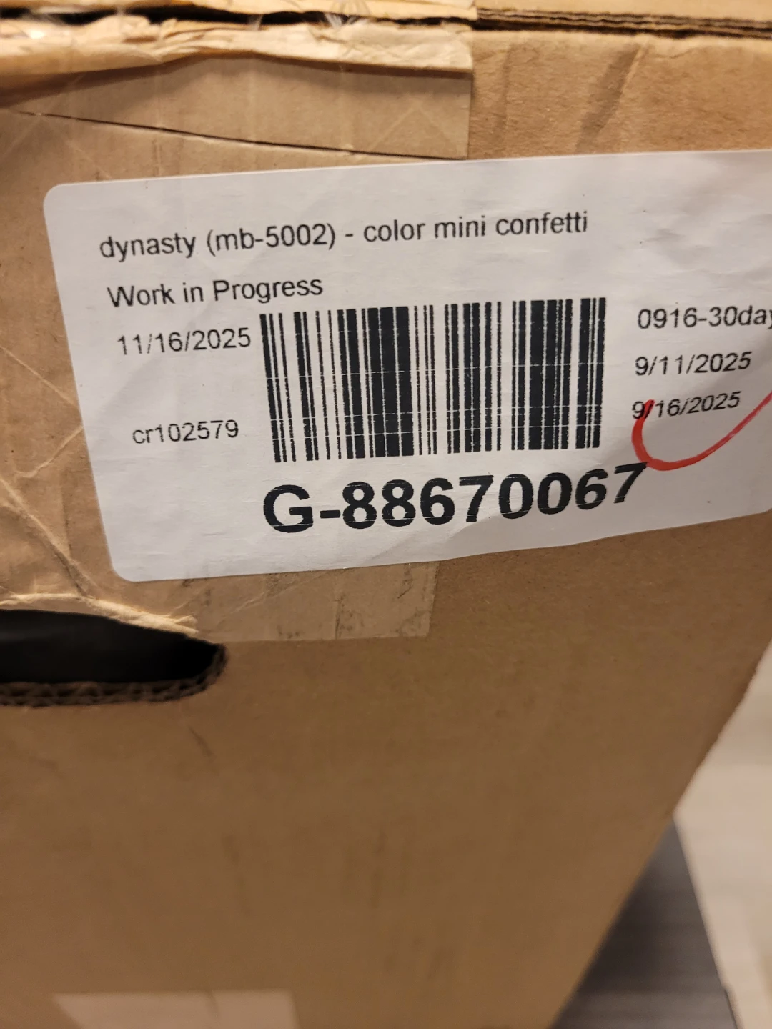 Bag of Gold Confetti (4.54kg) - NEW!!! - photo 5