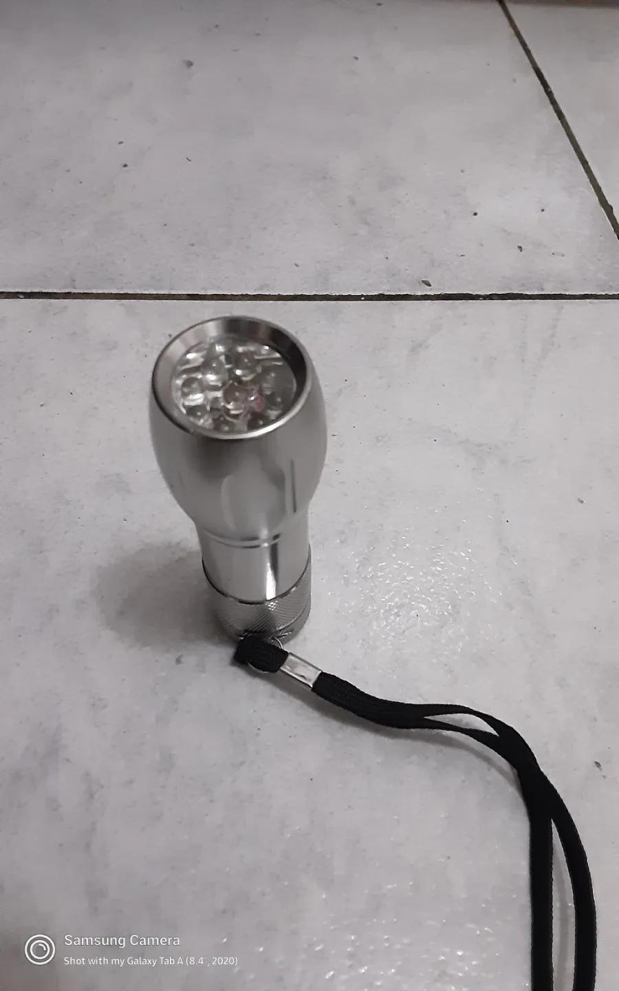 Silver LED Flashlight