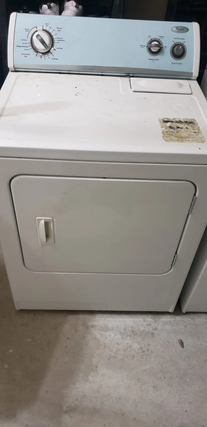 Whirlpool Dryer - White - photo 3