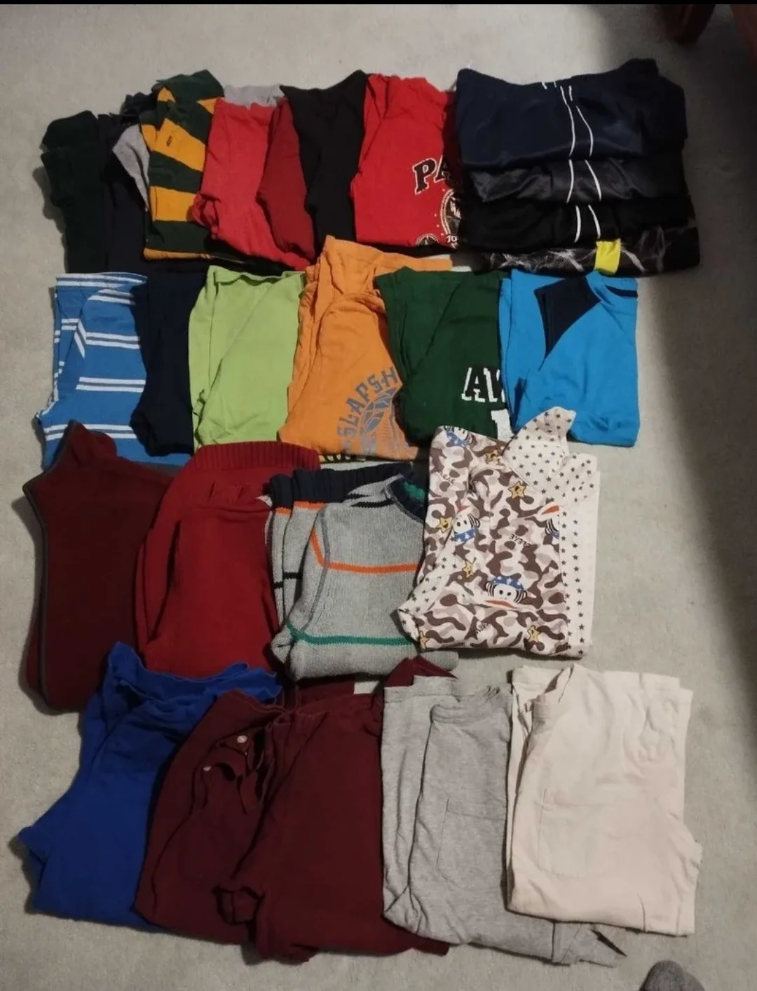 26 items boys bundle size 6-7 10-16