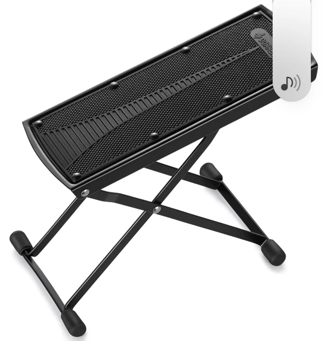 Donner Guitar Footstools Height Adjustable Guitar Foot Rest