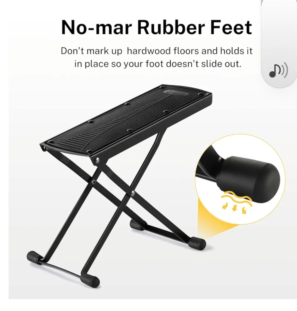 Donner Guitar Footstools Height Adjustable Guitar Foot Rest - photo 3