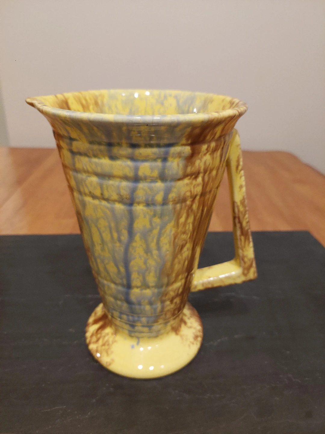 Vintage New England Pottery Pitcher - photo 4