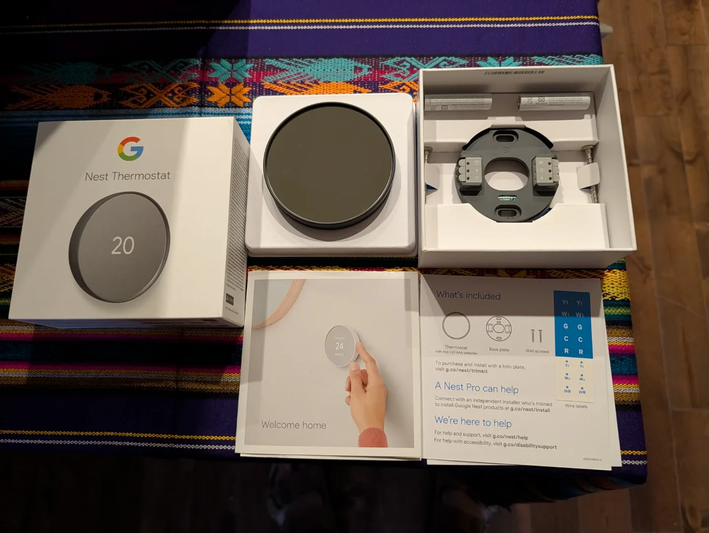 Google Nest Thermostat - Like New!