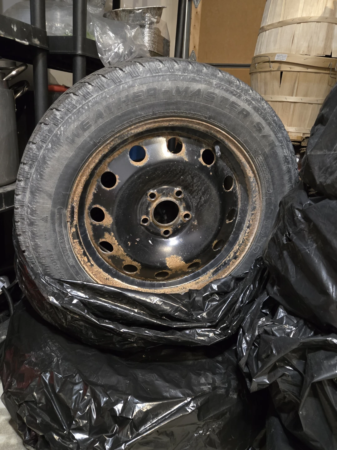 Cooper 225/65R17 winter Tire & Rim set of 4 - photo 4