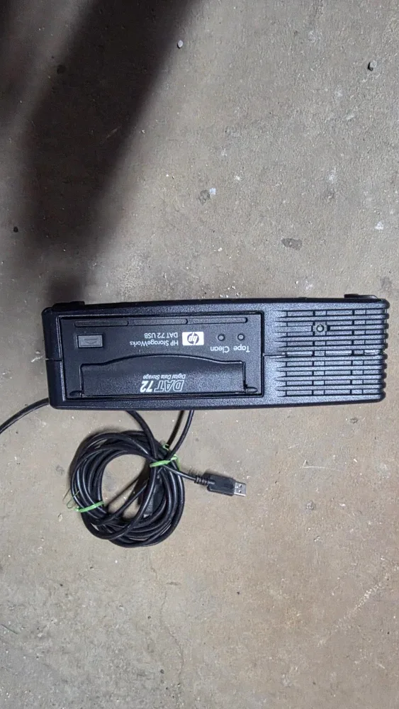 HP StorageWorks DAT 72 USB Tape Drive