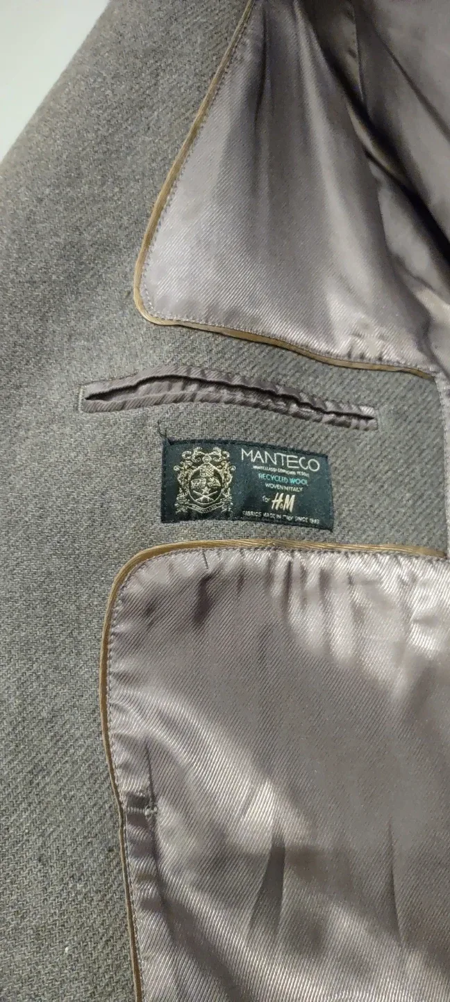 H&M Wool Blend Over Size Coat -  size XL image indicator(3)