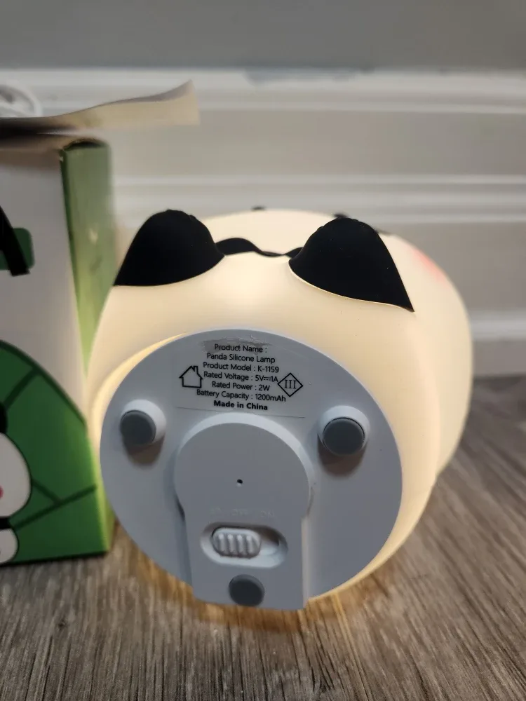 Cute Panda Silicone Lamp #Cleanout image indicator(2)