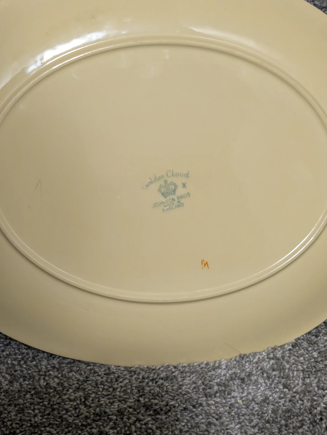 Johnson Bros Golden Cloud Gravy Boat & Platter - photo 2