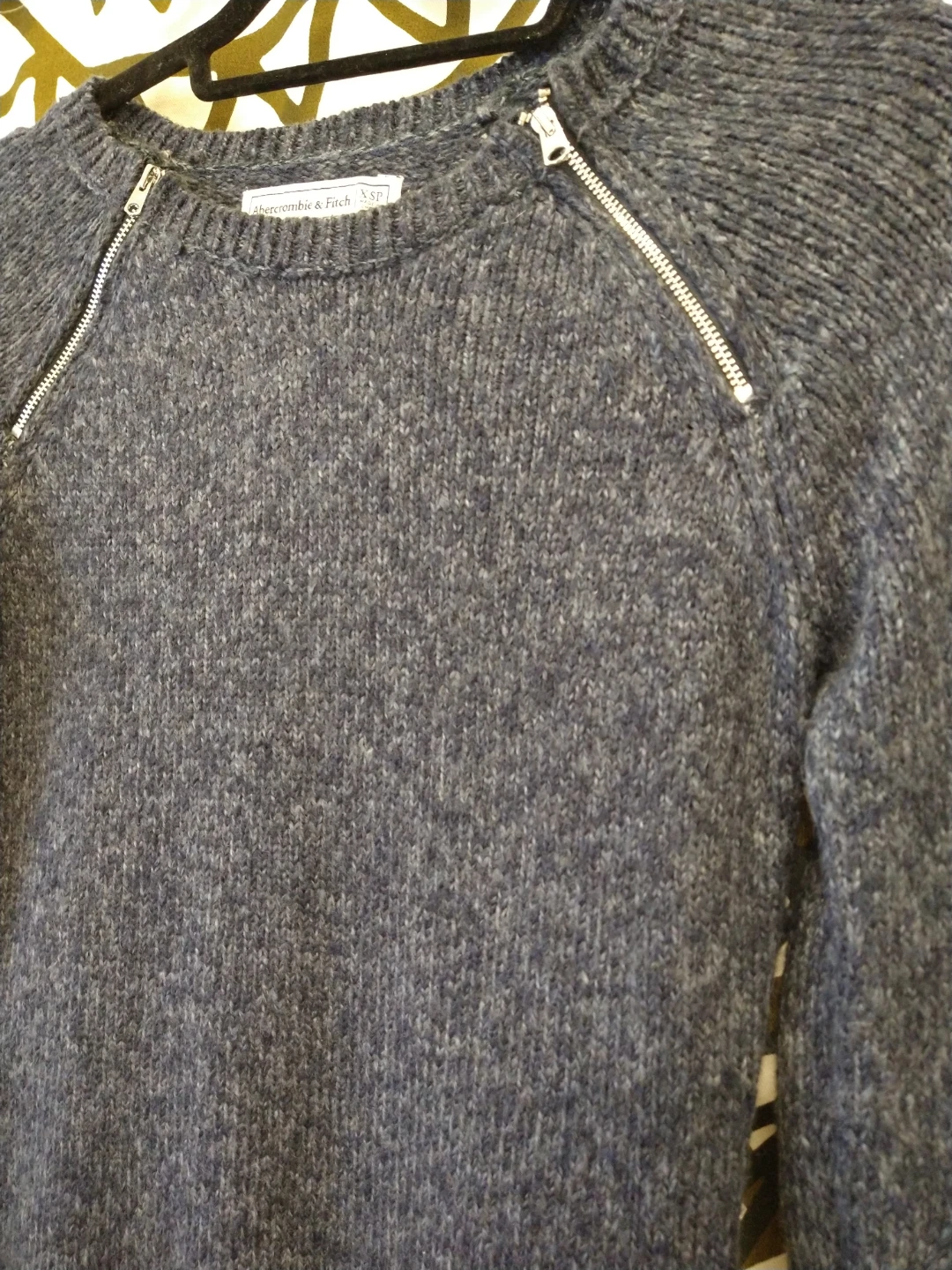 XS Abercrombie & Fitch Dark Blue/Gray Sweater Dress - photo 3