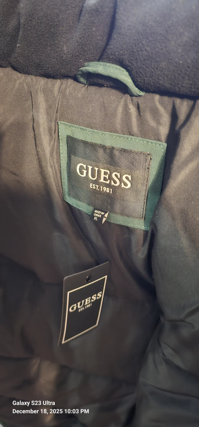 Guess Puffer Jacket - Size XL - photo 3