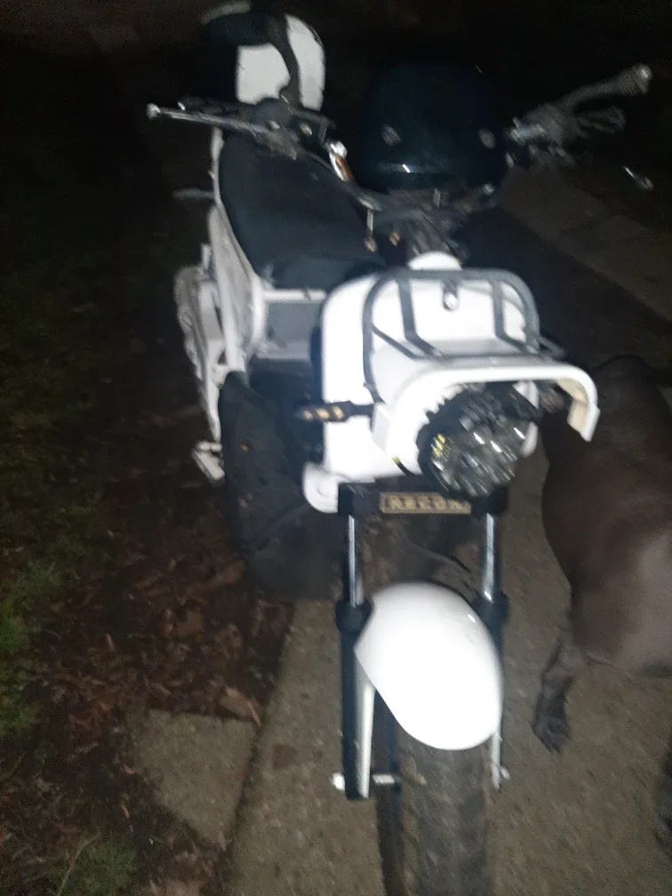 White Electric Scooter