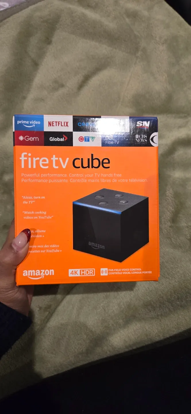 Amazon Fire TV Cube - 4K HDR Streaming Media Player
