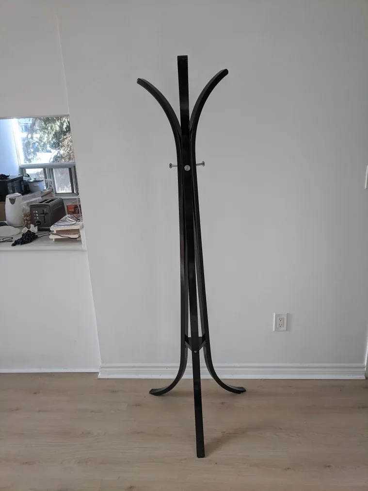Black Coat Rack Stand