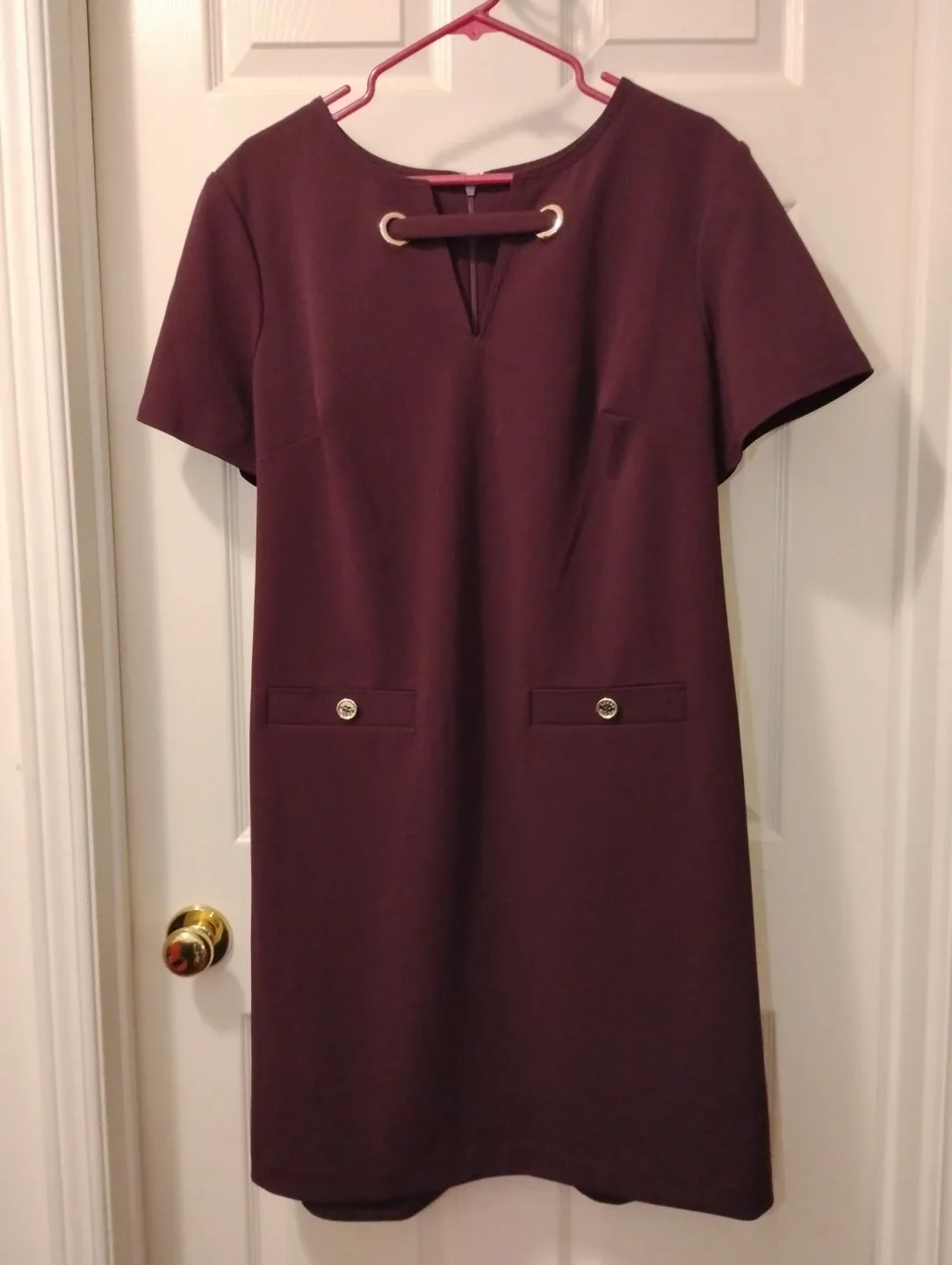 Tommy Hilfiger Dress - Size 14W - Burgundy