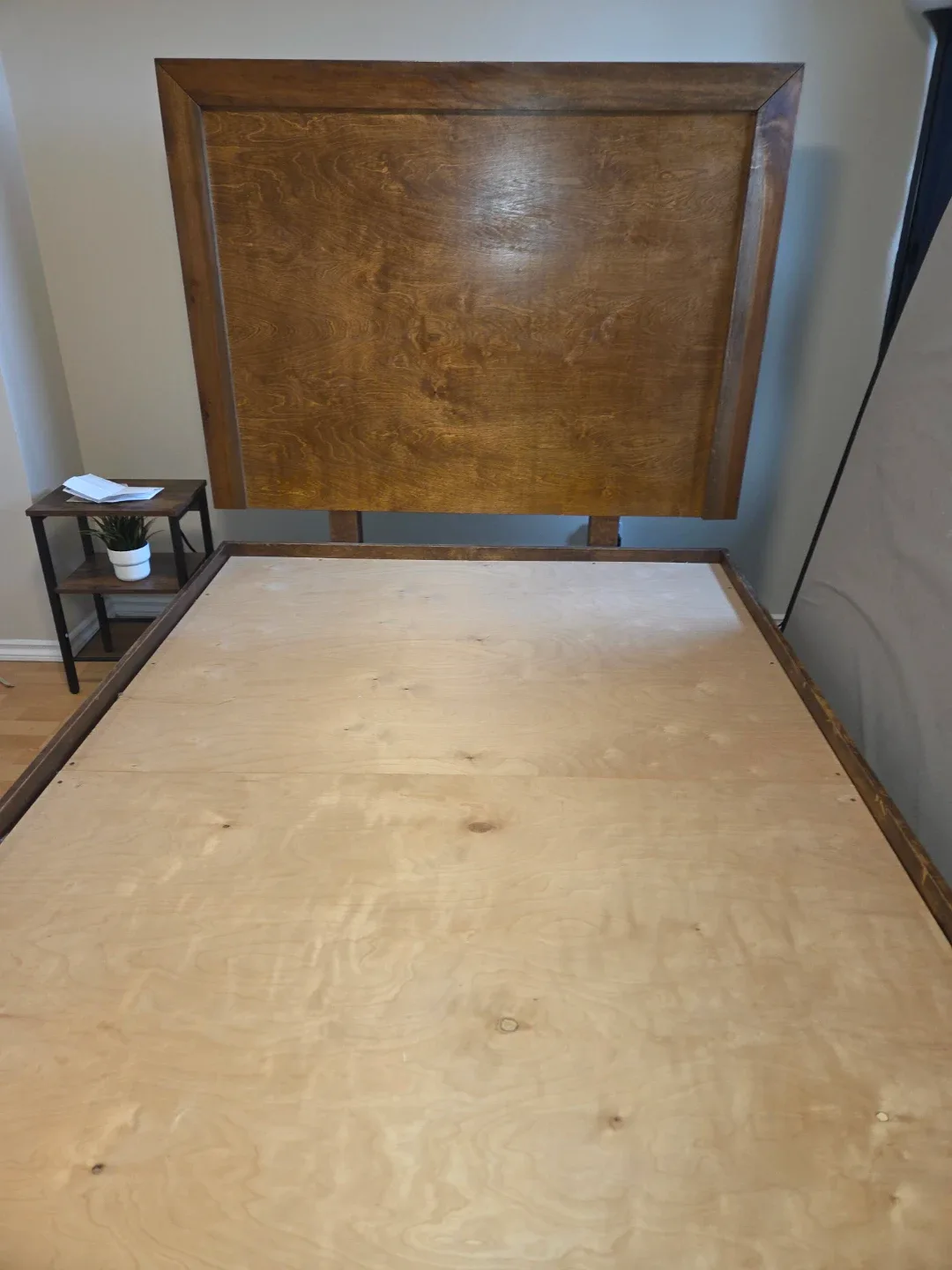 Wooden oak  Bed Frame with Drawers