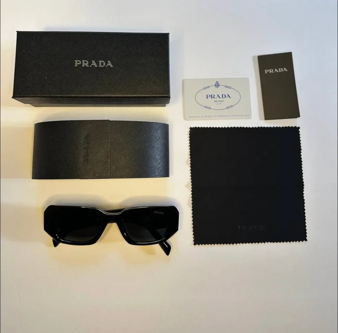 Prada Black Sunglasses with Box