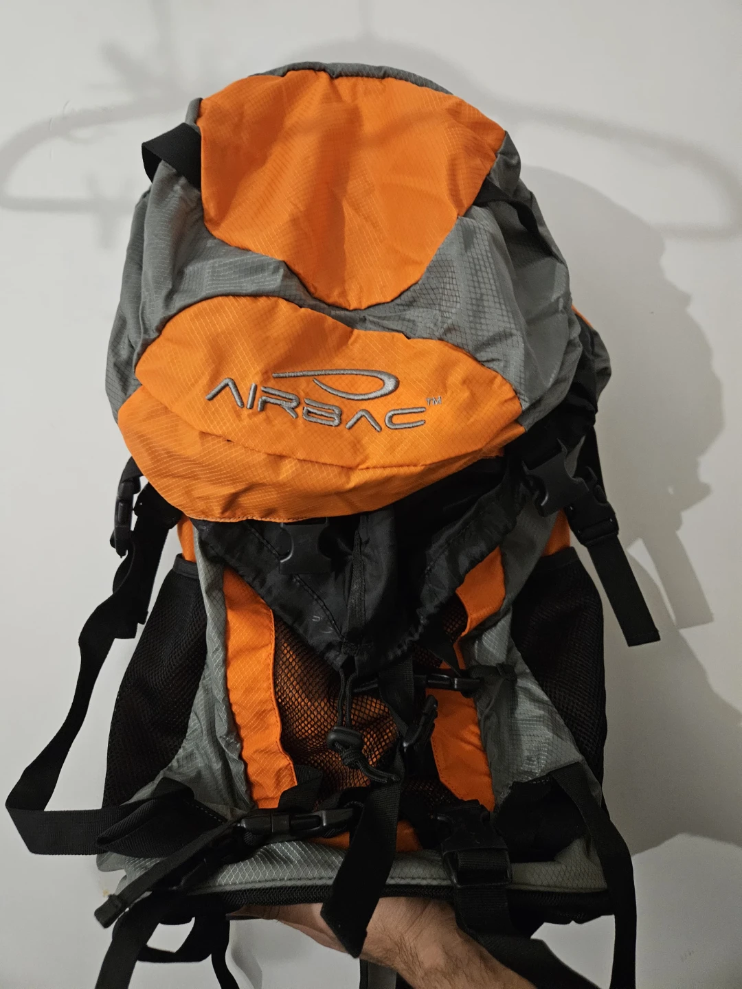AIRBAC Orange/Gray Backpack