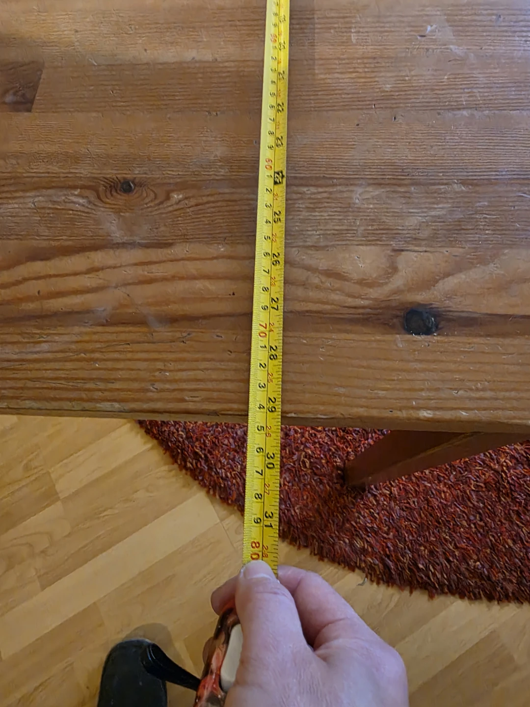 Wooden Dining Table - 118 cm x 74 cm x 73 cm - photo 4