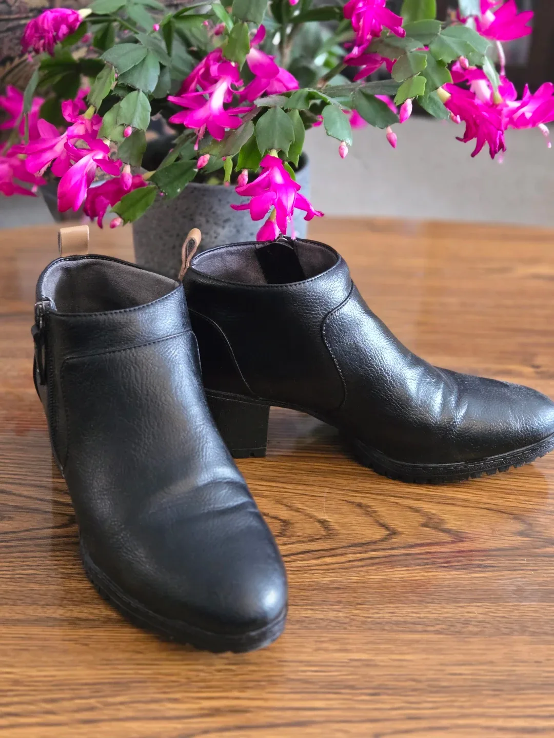 Dr. Scholl's Black Advanced Comfort Ankle Boots