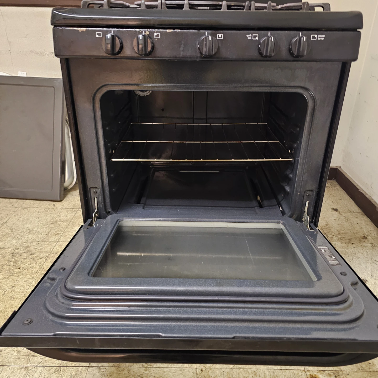 Frigidaire Black Gas Range Stove - photo 3