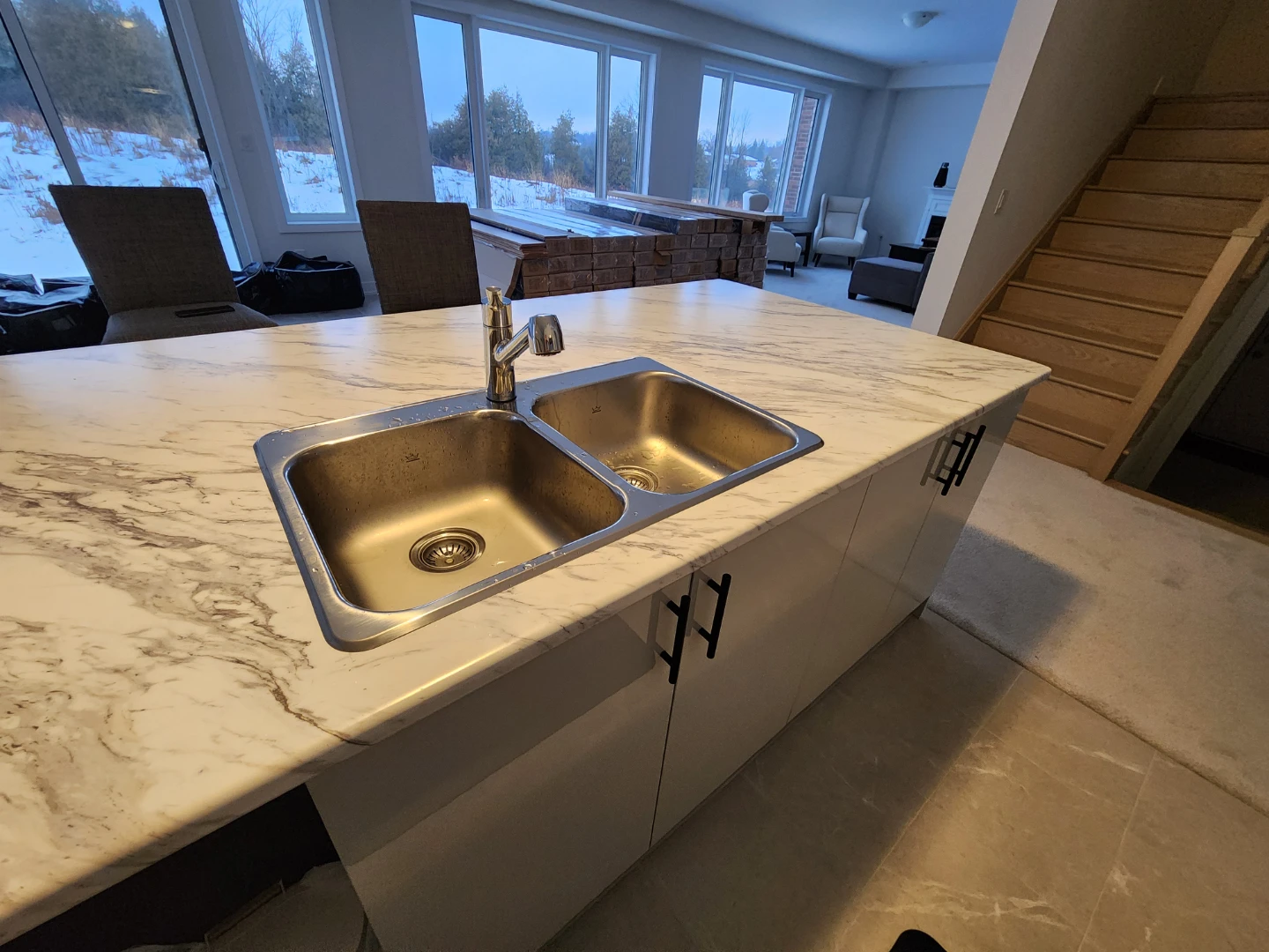 Kitchen Island with Sink