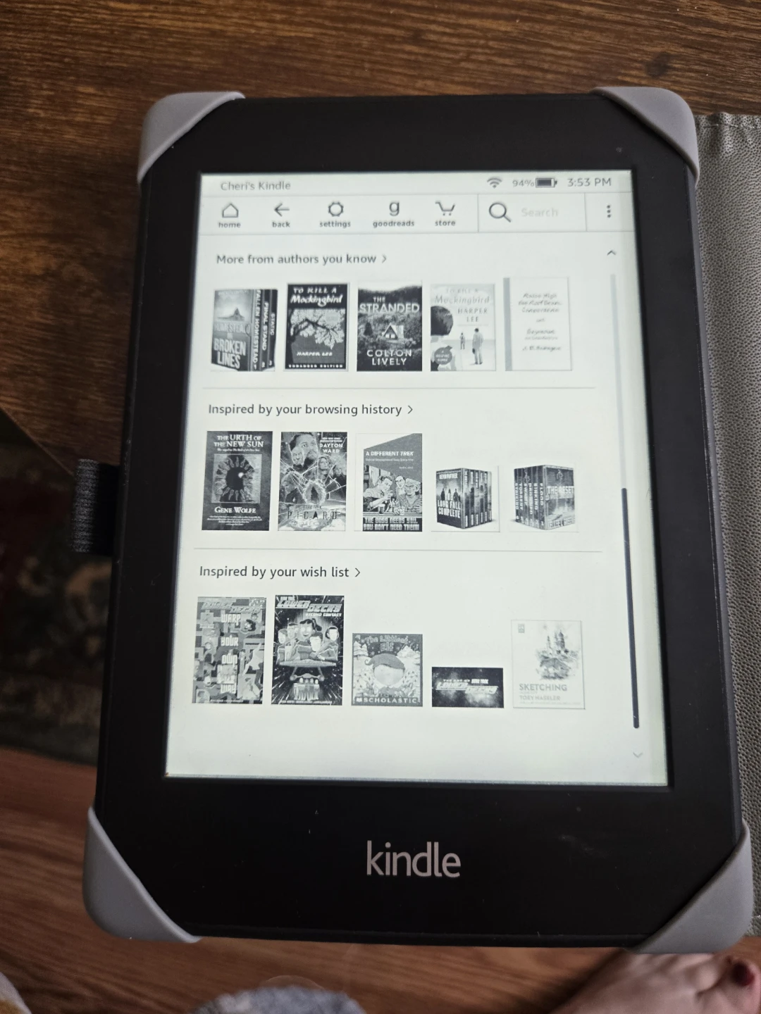 Kindle eReader with Protective Case - photo 2