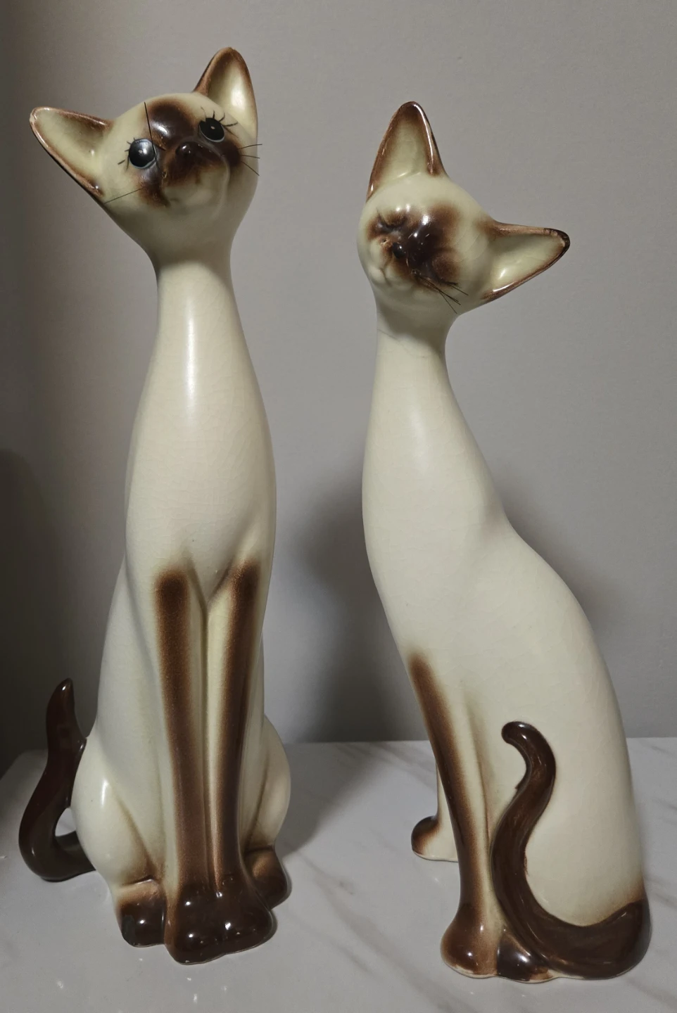 Vintage 1947 Giftcraft Japan Siamese Cats