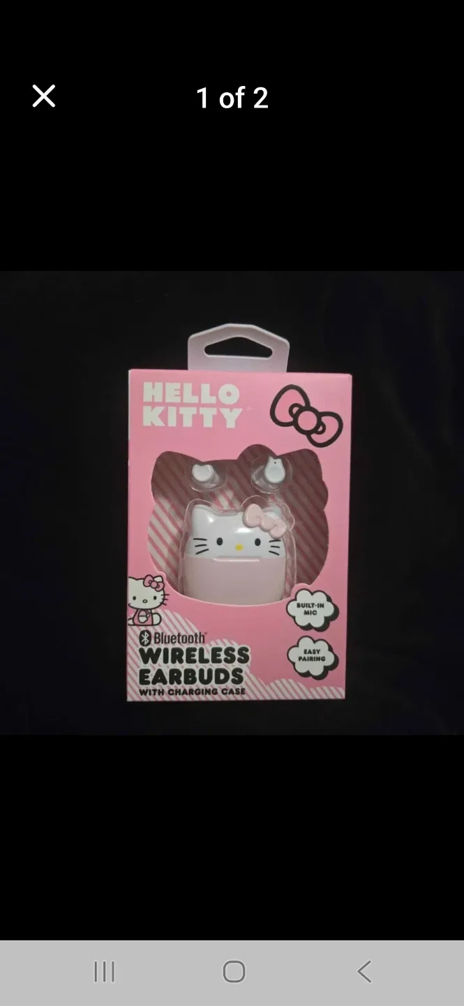 Hello Kitty Bluetooth Wireless Earbuds - New!