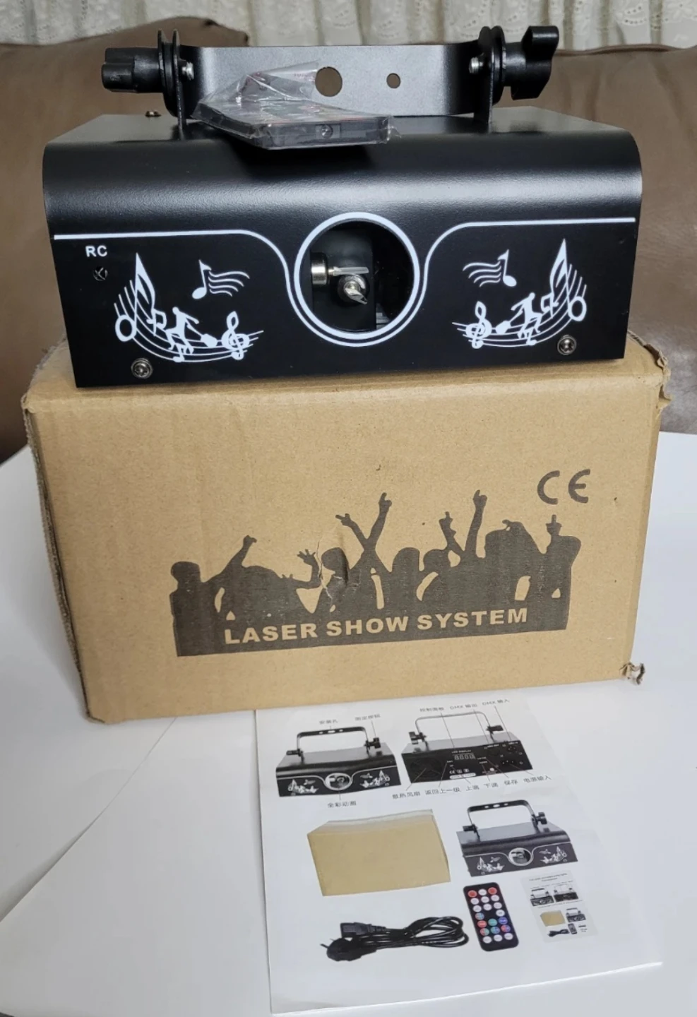Laser Show System with Remote - Like New!