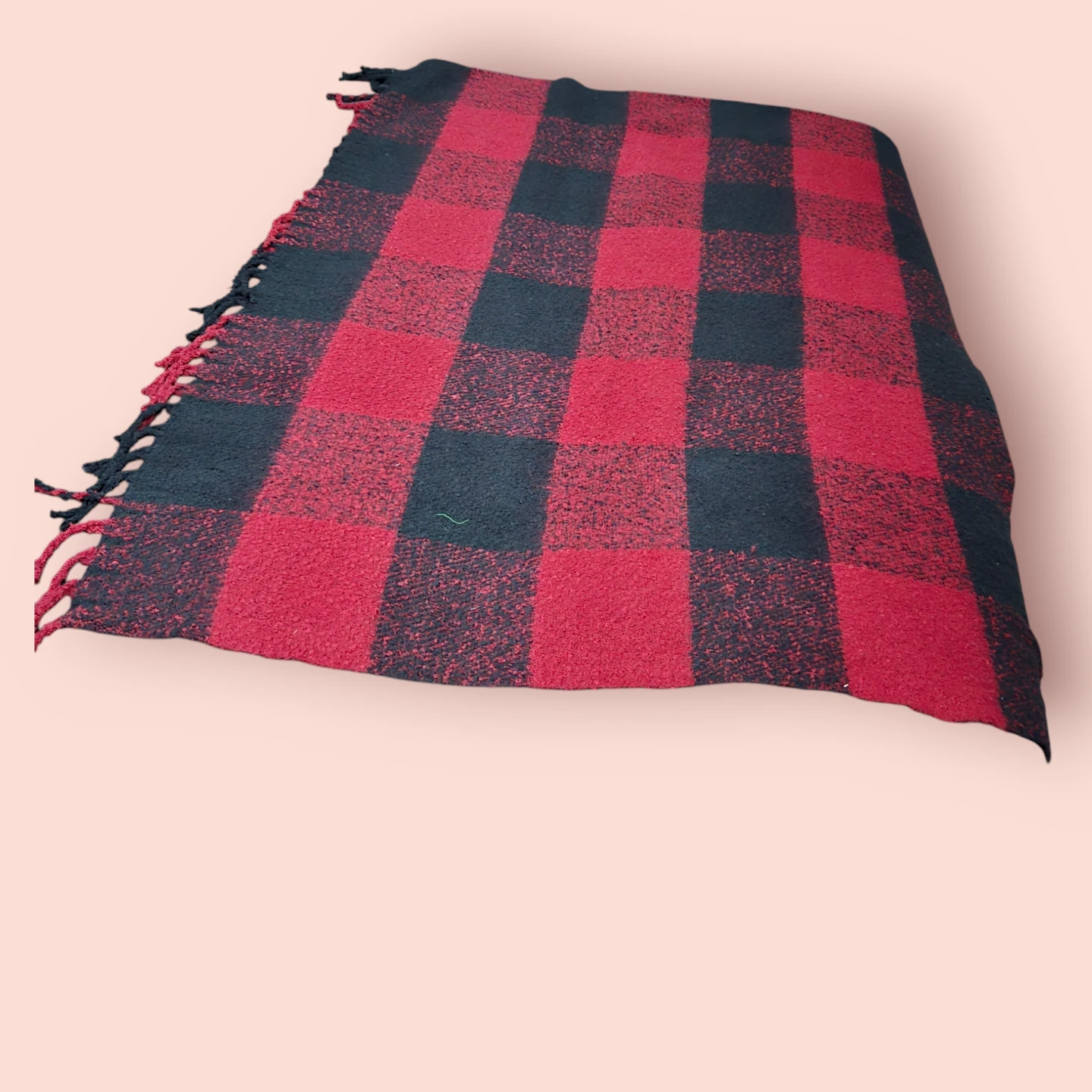 Gyal Bashy Cozy Red & Black Throw Blanket BRAND NEW