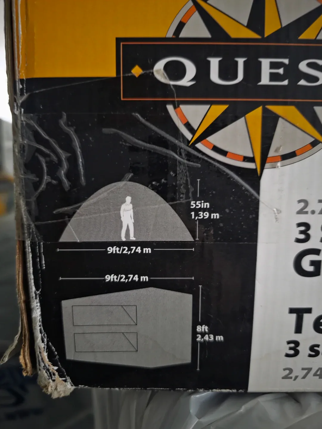 Quest 3 Season Geo Dome Tent (9ft x 8ft) image indicator(5)