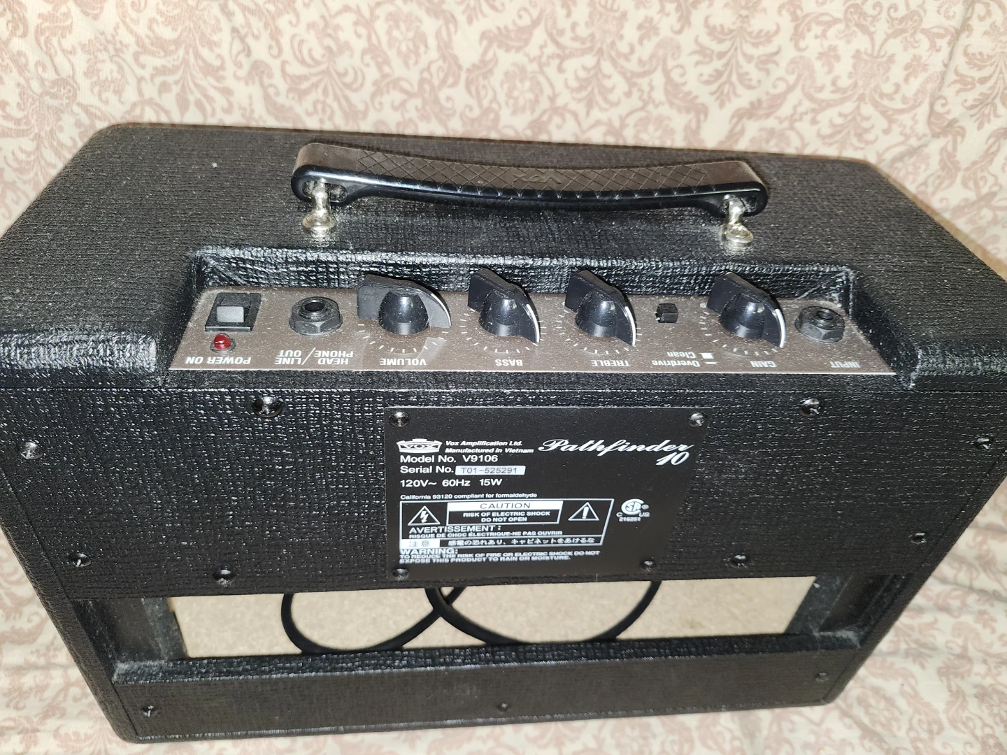 Vox Pathfinder 10 Guitar Amplifier LIKE NEW with cord - photo 4