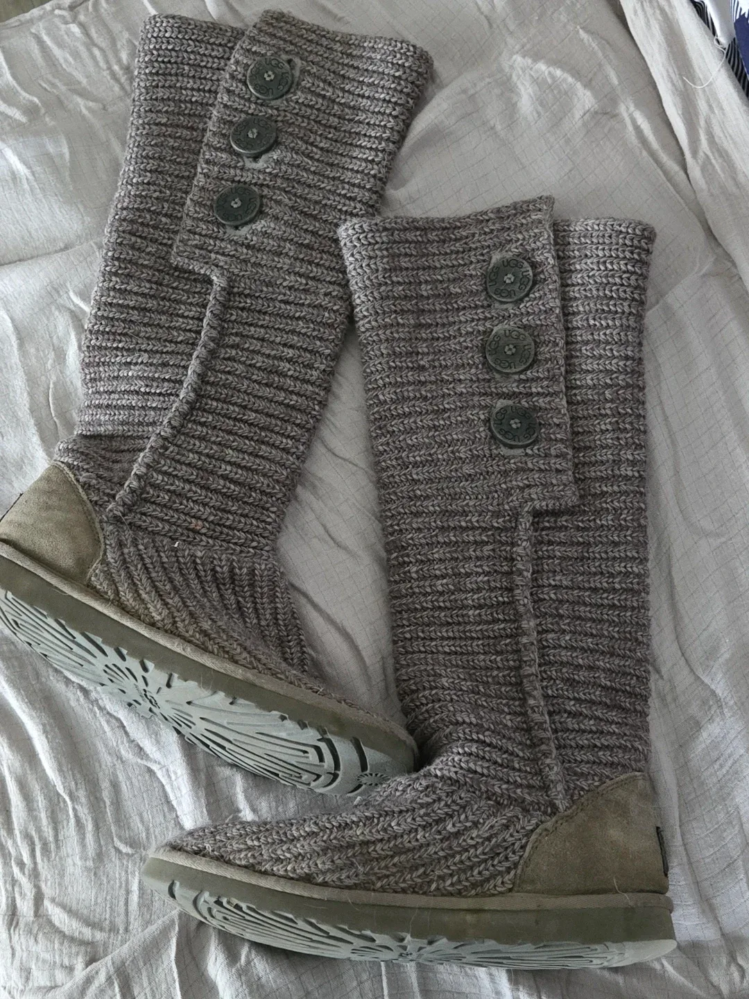 UGG Australia Knit Cuff Boots