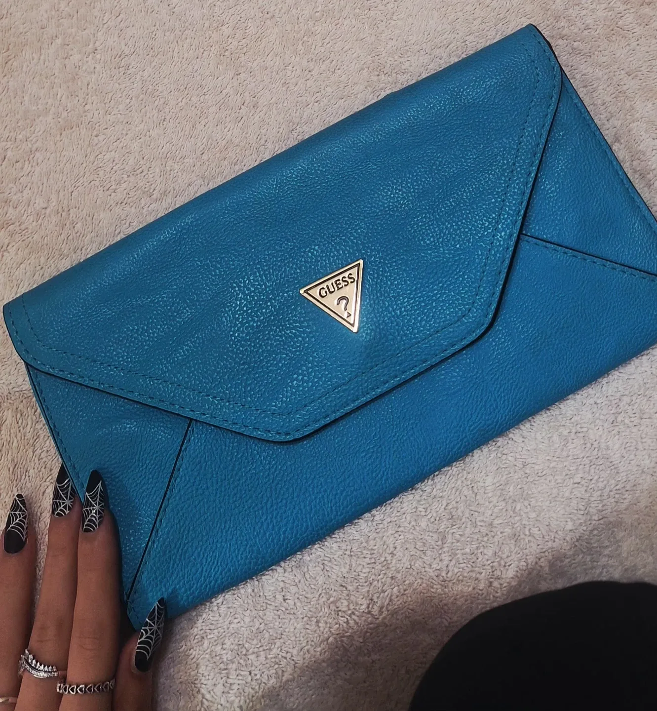 Guess Envelope Clutch - Blue