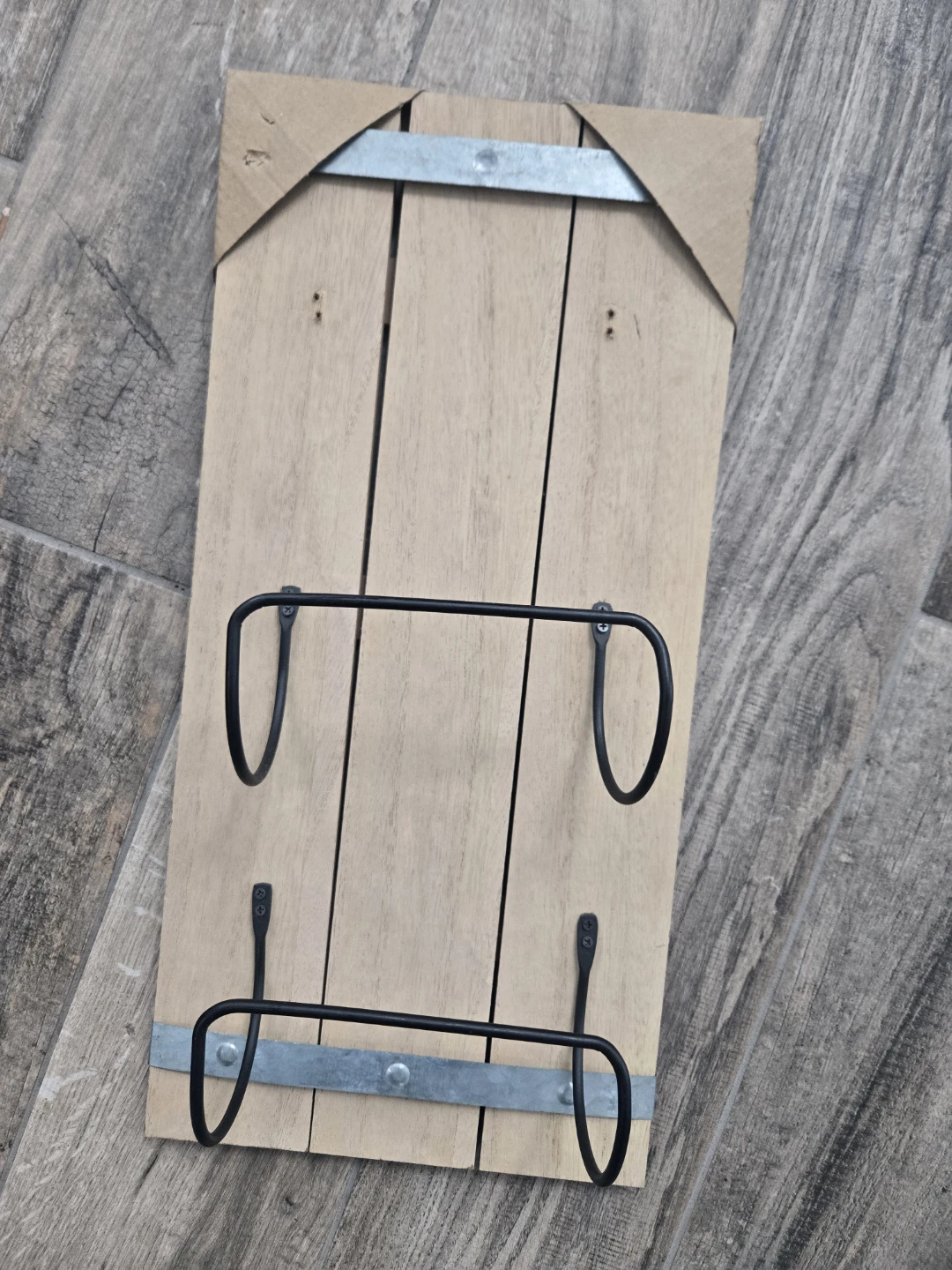Wooden Wine Rack - Holds 2 Bottles