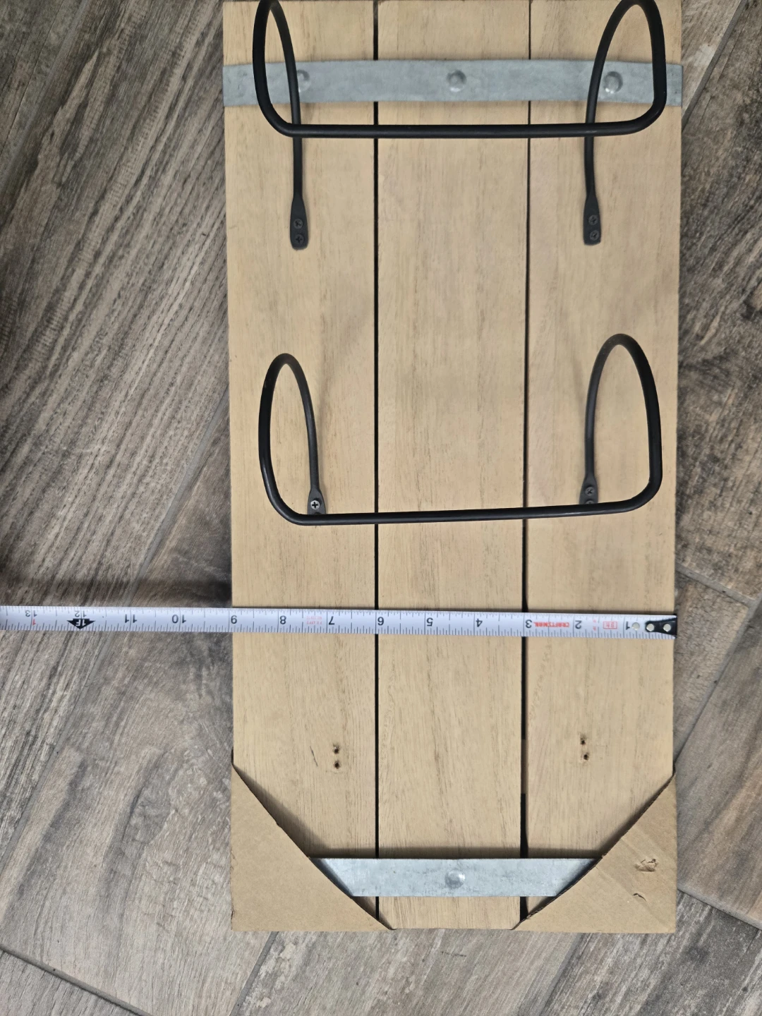 Wooden Wine Rack - Holds 2 Bottles - photo 2