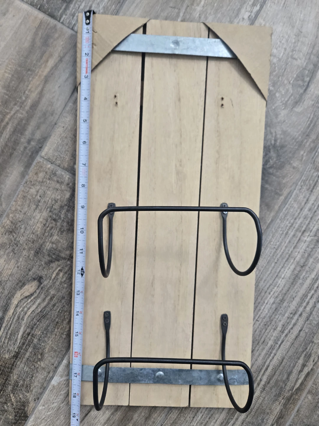 Wooden Wine Rack - Holds 2 Bottles - photo 3