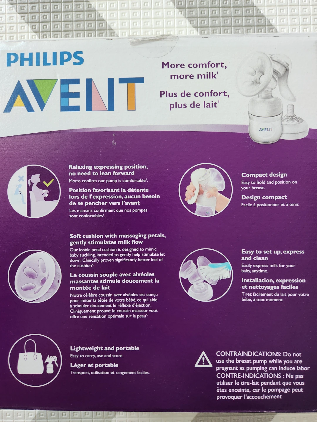 Philips Avent Manual Breast Pump - photo 2