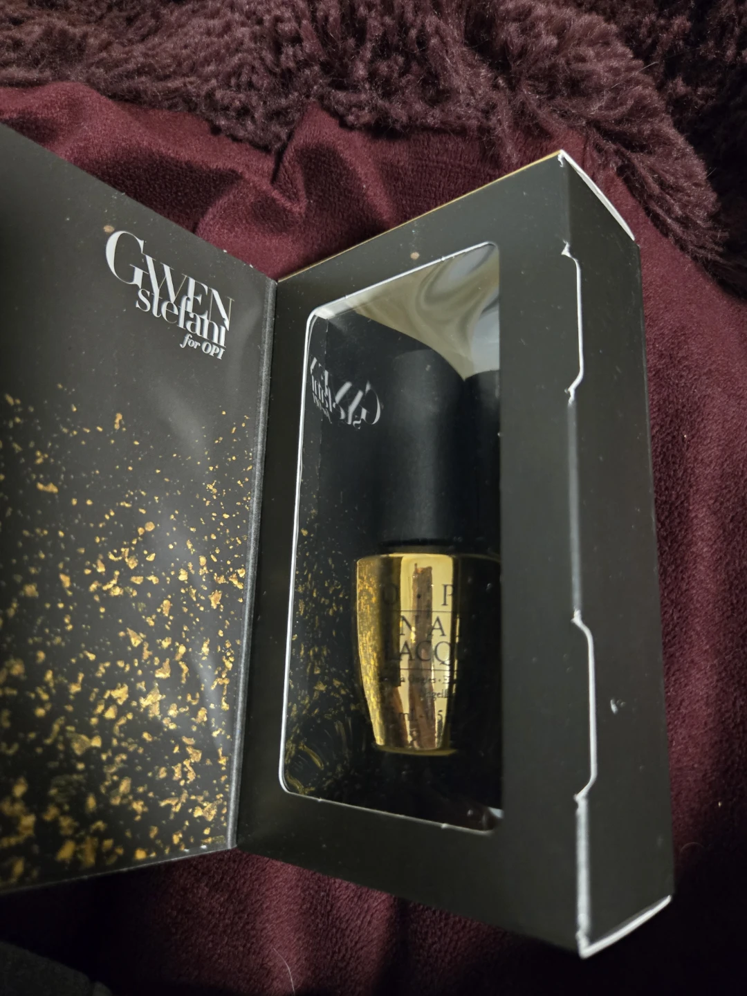 OPI Gwen Stefani Don't Speak 18K Gold Top Coat - New - photo 3