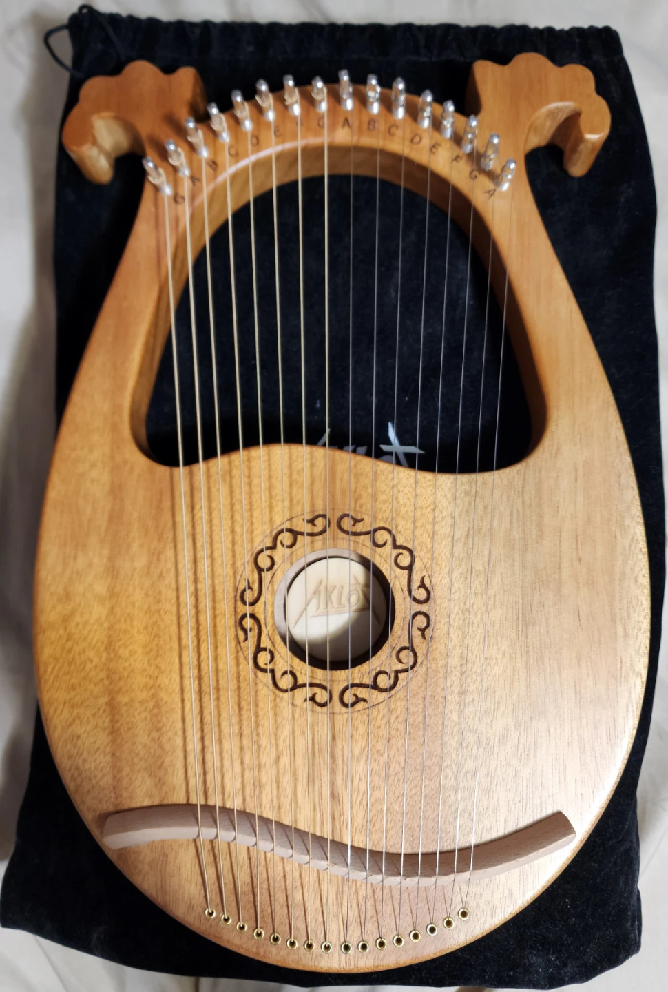 AKLOT Lyre Harp, 16 Strings + EXTRA FREEBIES