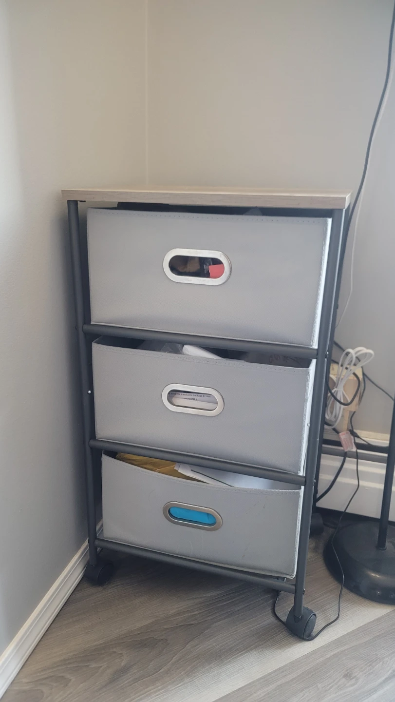 3-Drawer Storage Cart