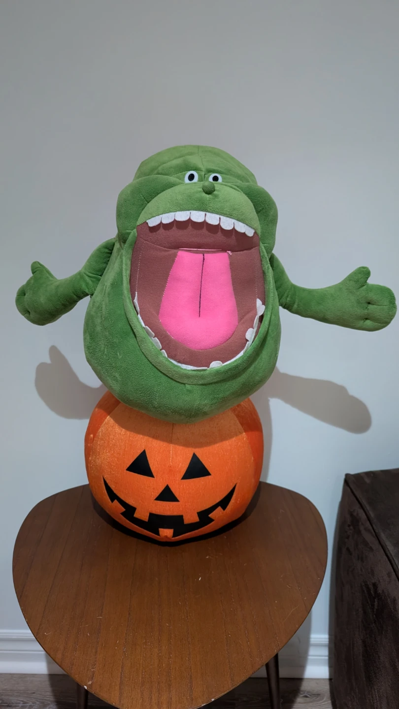 Ghostbusters Slimer & Pumpkin Plush decoration