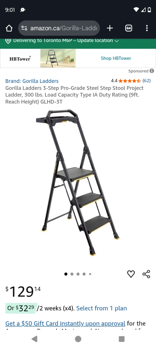 3 step gorilla ladder