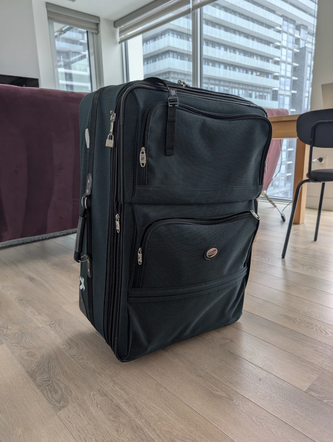 Dark Green Suitcase for free